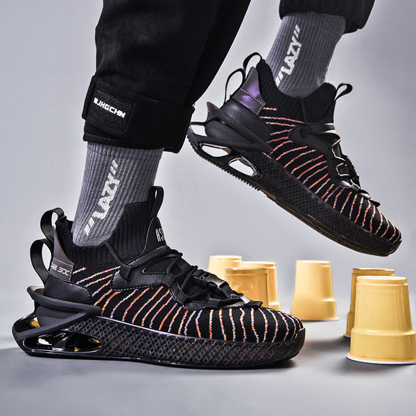 VORTEX 'Zebra Stride' Sneakers