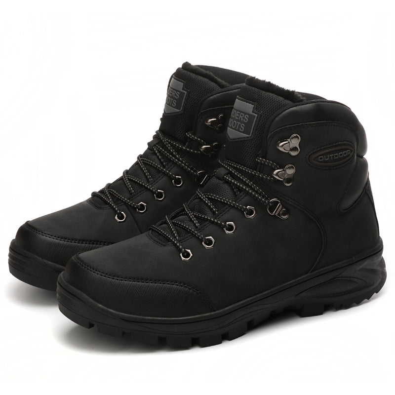 Tactical Military Snow Boots Men Genuine LeatherWarm Ankle Boots