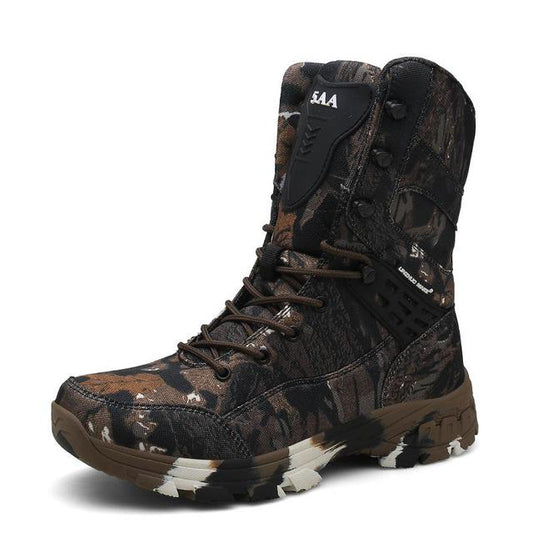 Waterproof Military Tactical Boot Camouflage-Desert Men Fashion Shoes