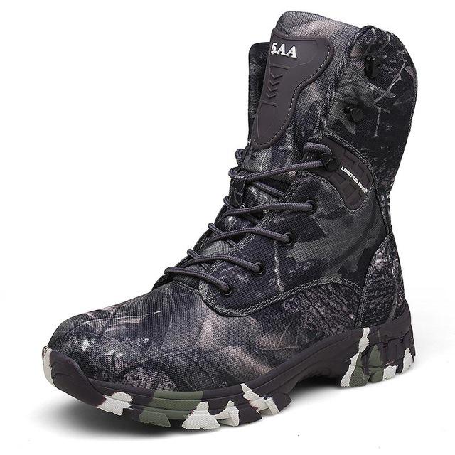 Waterproof Military Tactical Boot Camouflage-Desert Men Fashion Shoes