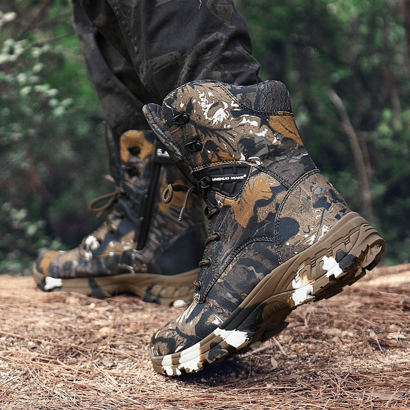 Waterproof Military Tactical Boot Camouflage-Desert Men Fashion Shoes