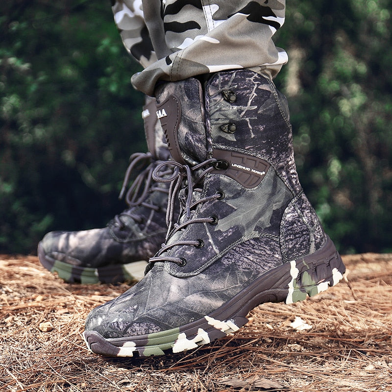 Waterproof Military Tactical Boot Camouflage-Desert Men Fashion Shoes