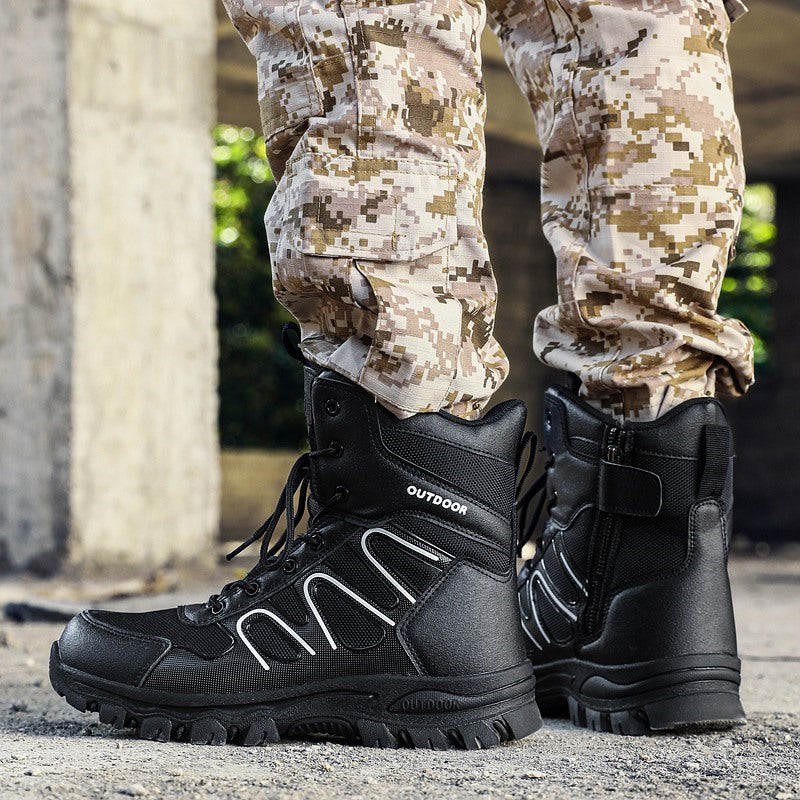 Outdoor Hiking Boots, Tactical Combat Ankle Boots